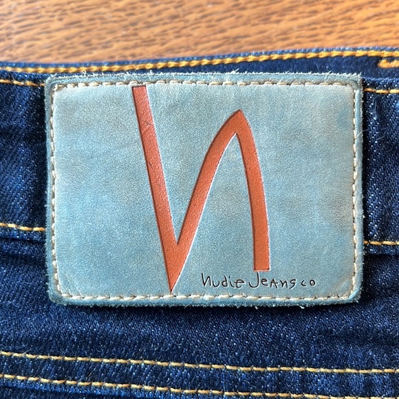 NUDIE jeans. Men’s 32W x 34L. Style: “Skinny Lin” ( Deep Orange ) - Picture 3 of 7